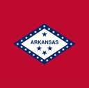 The Flag of Arkansas Square