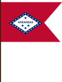 The Flag of Arkansas V Cut