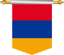 The Flag of Armenia Hanging Banner III
