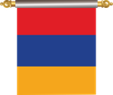 The Flag of Armenia Hanging Banner IV