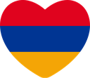 The Flag of Armenia Heart
