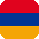 The Flag of Armenia Rounded Square