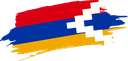 The Flag of Artsakh Brushed