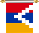 The Flag of Artsakh Hanging Banner IV