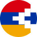 The Flag of Artsakh Round