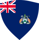 The Flag of Ascension Island Shielded II
