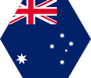 The Flag of Australia Hexagon I