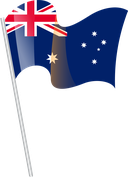 The Flag of Australia Pole Flag I
