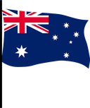 The Flag of Australia Pole Flag III