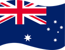 The Flag of Australia Wavy I