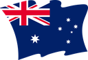 The Flag of Australia Wavy II