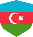 The Flag of Azerbaijan Shielded I