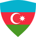 The Flag of Azerbaijan Shielded II