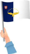 The Flag of Azores Handheld