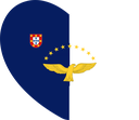 The Flag of Azores Heart