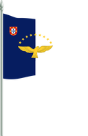 The Flag of Azores Pole Flag II