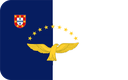 The Flag of Azores Rounded Rectangle