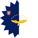The Flag of Azores Star Burst
