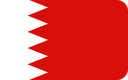 The Flag of Bahrain Rounded Rectangle