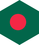 The Flag of Bangladesh Hexagon II