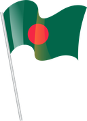 The Flag of Bangladesh Pole Flag I