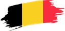 The Flag of Belgium Brushed