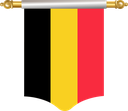 The Flag of Belgium Hanging Banner I