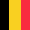 The Flag of Belgium Square