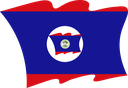 The Flag of Belize Wavy II