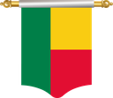 The Flag of Benin Hanging Banner I