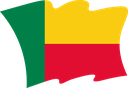 The Flag of Benin Wavy II