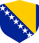 The Flag of Bosnia and Herzegovina Shielded I