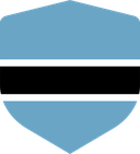 The Flag of Botswana Shielded I