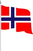 The Flag of Bouvet Island Pole Flag II