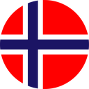 The Flag of Bouvet Island Round