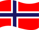 The Flag of Bouvet Island Wavy I