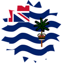 The Flag of British Indian Ocean Territory Star Burst