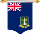 The Flag of British Virgin Islands Hanging Banner I