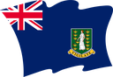 The Flag of British Virgin Islands Wavy II