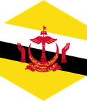 The Flag of Brunei Hexagon II