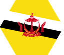 The Flag of Brunei Hexagon I