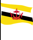 The Flag of Brunei Pole Flag III