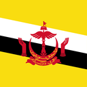 The Flag of Brunei Square
