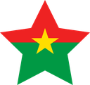 The Flag of Burkina Faso Star
