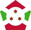 The Flag of Burundi Pentagon