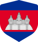 The Flag of Cambodia Shielded I