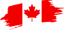 The Flag of Canada Brushed