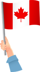 The Flag of Canada Handheld