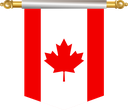 The Flag of Canada Hanging Banner III