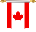 The Flag of Canada Hanging Banner I